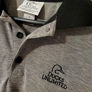 ⚫2/$20 Ducks Unlimited mens polo shirt